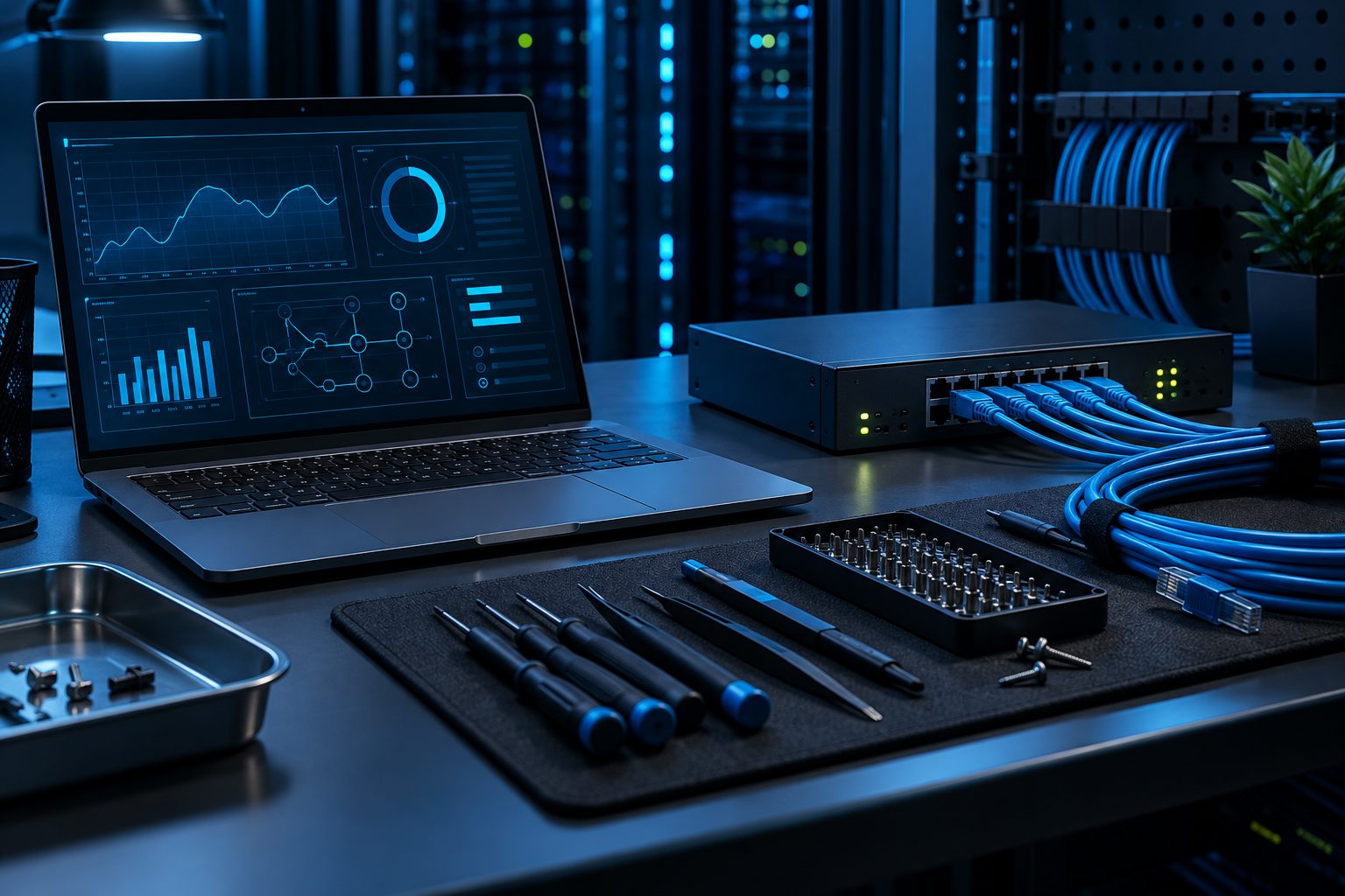 Hardsoft IT support specialist managing business technology